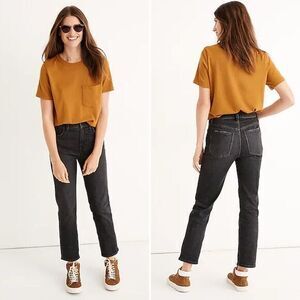 Madewell The Tall Perfect Vintage Crop Jean in Sumner Wash Size 27T